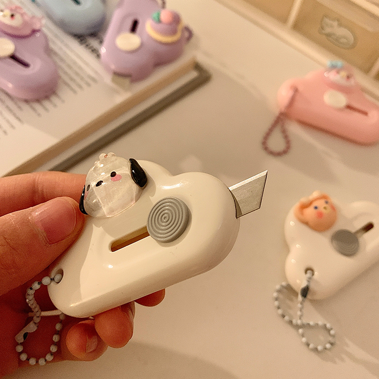 Dễ Thương Dao Giấy mini Hình Đám Mây kuromi pochacco diy Cho Học Sinh