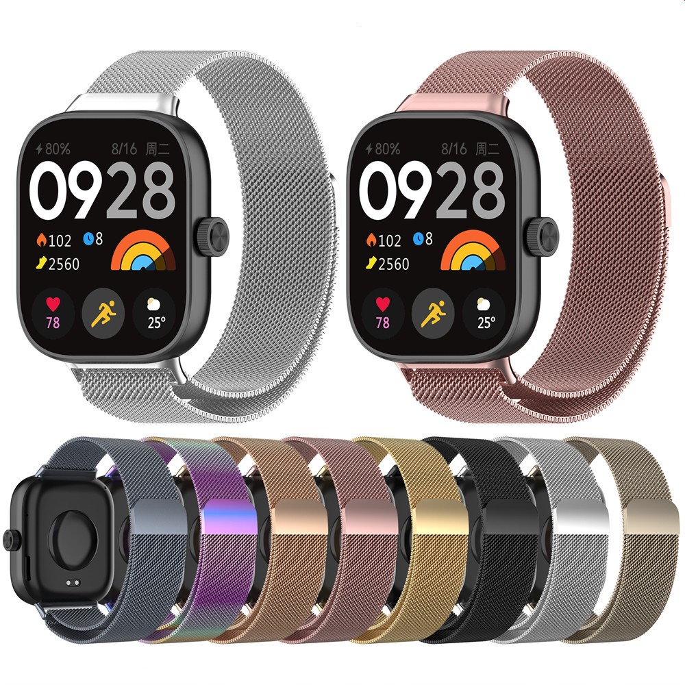Dây Đeo Inox Khóa Nam Châm Cho Đồng Hồ Thông Minh redmi watch 4
