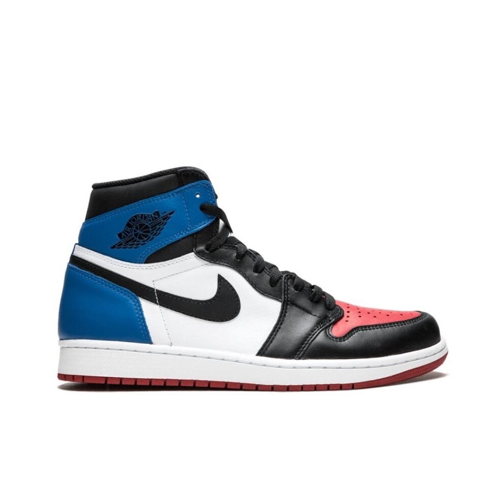 Giày thể thao nam Jordan Air Jordan 1 Retro Top 3 Vịt Vịt Phối Màu Cao Top Giày Bóng Rổ Retro Nam Trắng Xanh Đỏ giày thể thao
