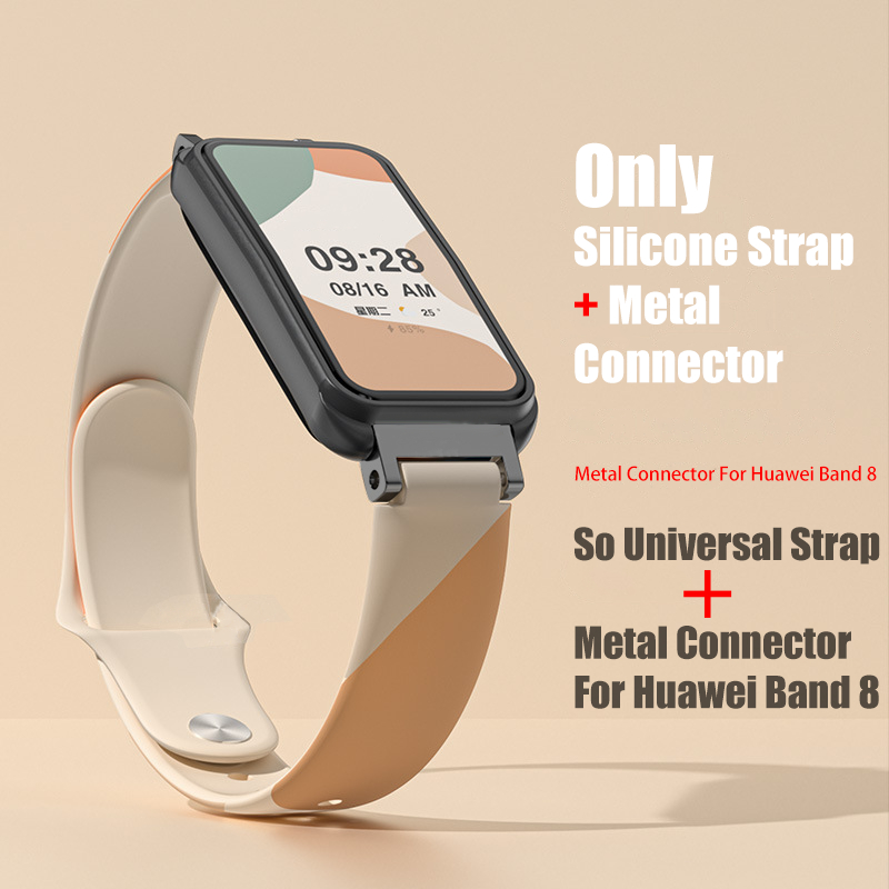 Dây Đeo Silicon Họa Tiết Cầu Vồng Cho Đồng Hồ Thông Minh huawei smart band 8 huawei band8