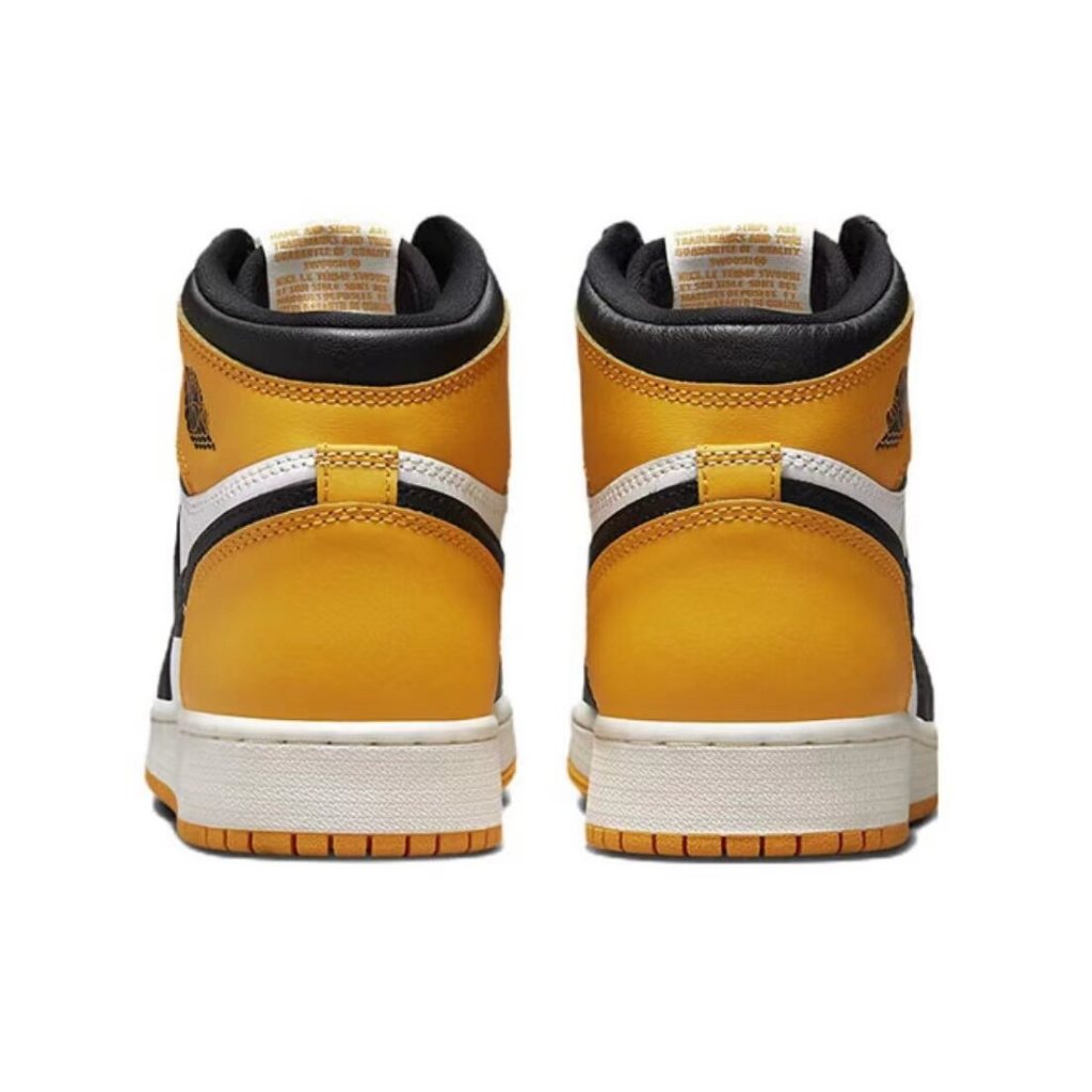 Giày thể thao nam Jordan Air Jordan 1 Retro High OG "Taxi" High Top Retro Giày bóng rổ GS Đen Vàng giày thể thao