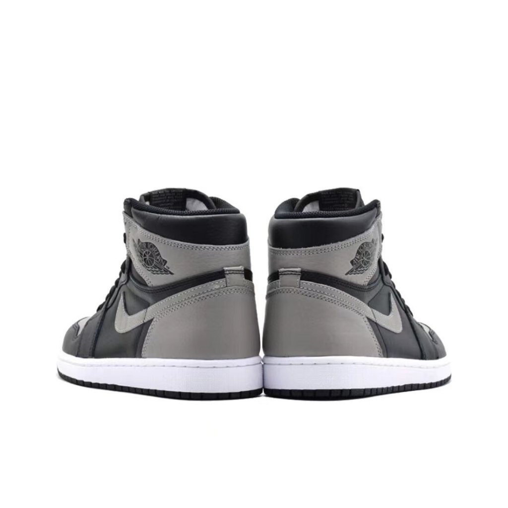 Giày thể thao nam Air Jordan 1 Retro High Shadow Shadow High Top Giày bóng rổ Retro Nam và Nữ Cùng Phong Cách Đen Xám giày thể thao