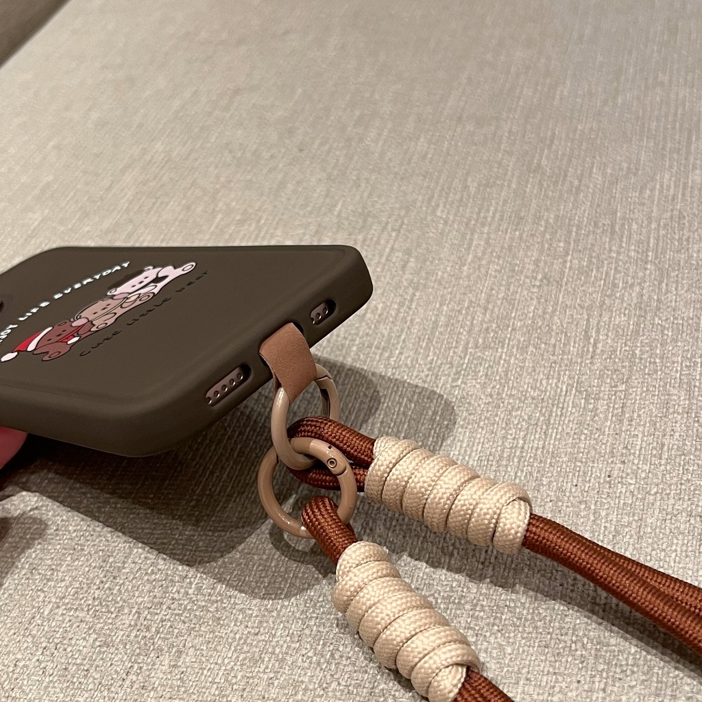 Ốp Điện Thoại Silicon Chống Sốc Hình Gấu Nâu Và Chó Cho Iphone 15 13 14 12 pro max