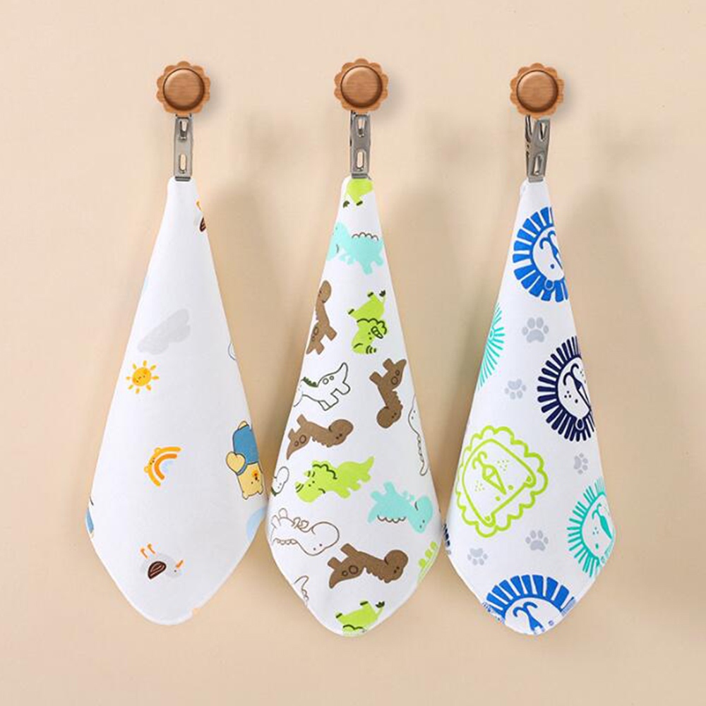 Bộ 3 Khăn Lau Mặt Dễ Thương Cho Bé