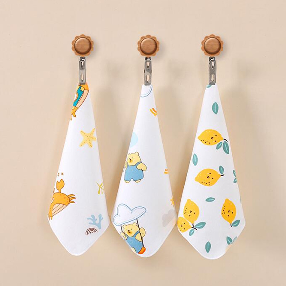 Bộ 3 Khăn Lau Mặt Dễ Thương Cho Bé