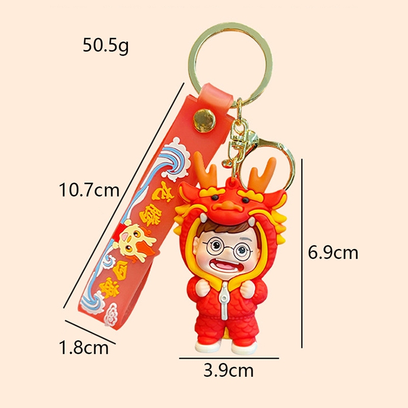 Hoạt Hình Móc Khóa Hình Rồng Con Xinh Xắn