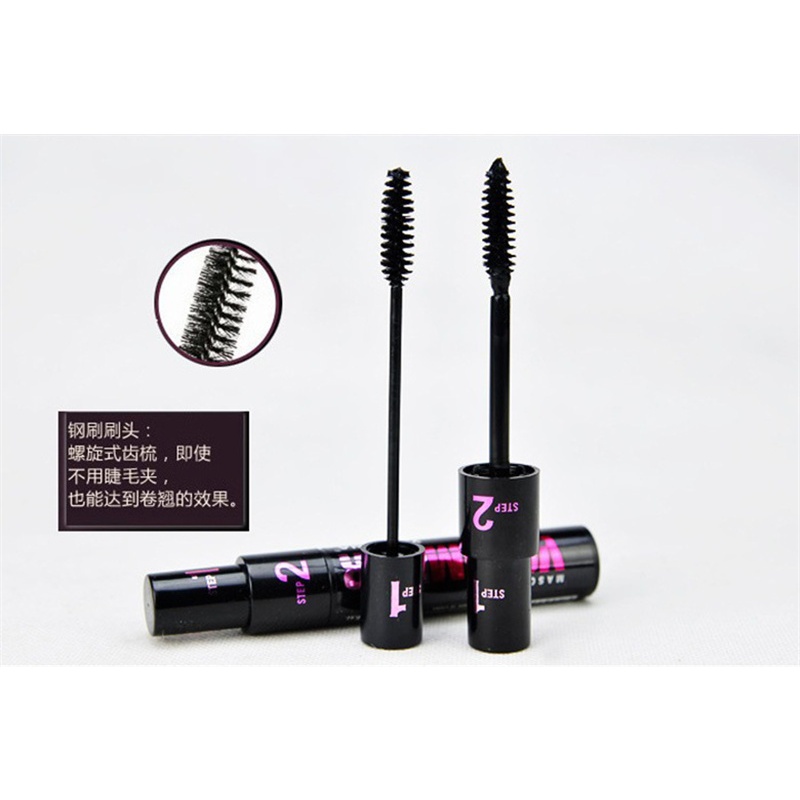 Mascara chuốt mi dài sợi tơ tằm 4D 2 trong 1