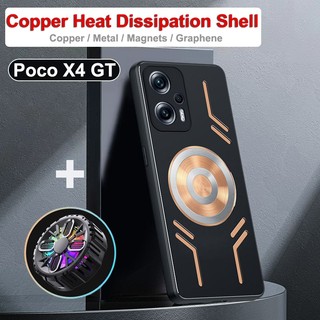 Ốp Điện Thoại Từ Tính Tản Nhiệt Cho xiaomi poco x4 gt pocox4 gt poco x4gt poco x4 gt 5g