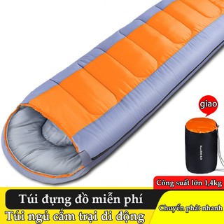 Túi ngủ ngoài trời, cắm trại cắm trại, túi ngủ cotton ấm, túi ngủ văn phòng gấp gọn dễ dàng, túi ngủ trưa, túi ngủ đa năng 1.4kg