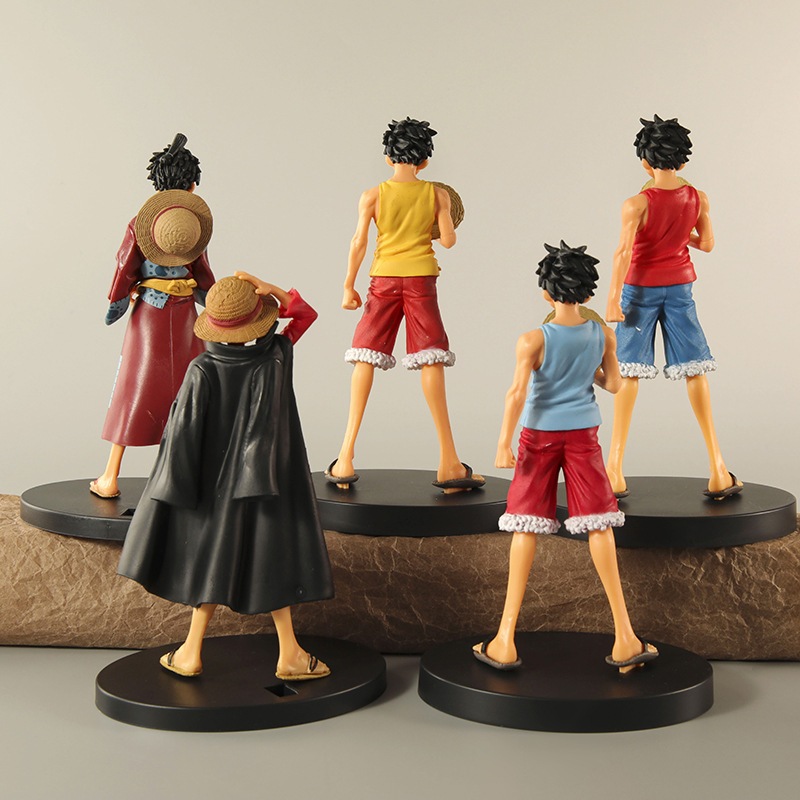 Bộ 5 Mô Hình Nhân Vật Hoạt Hình one piece 18cm