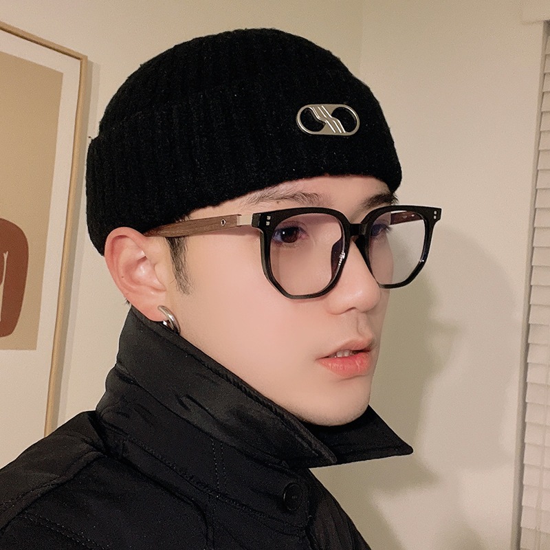 Ultra Kính Mát tr90 Gọng Gỗ Tròn Chống Ánh Sáng Xanh Thời Trang Cho Nam