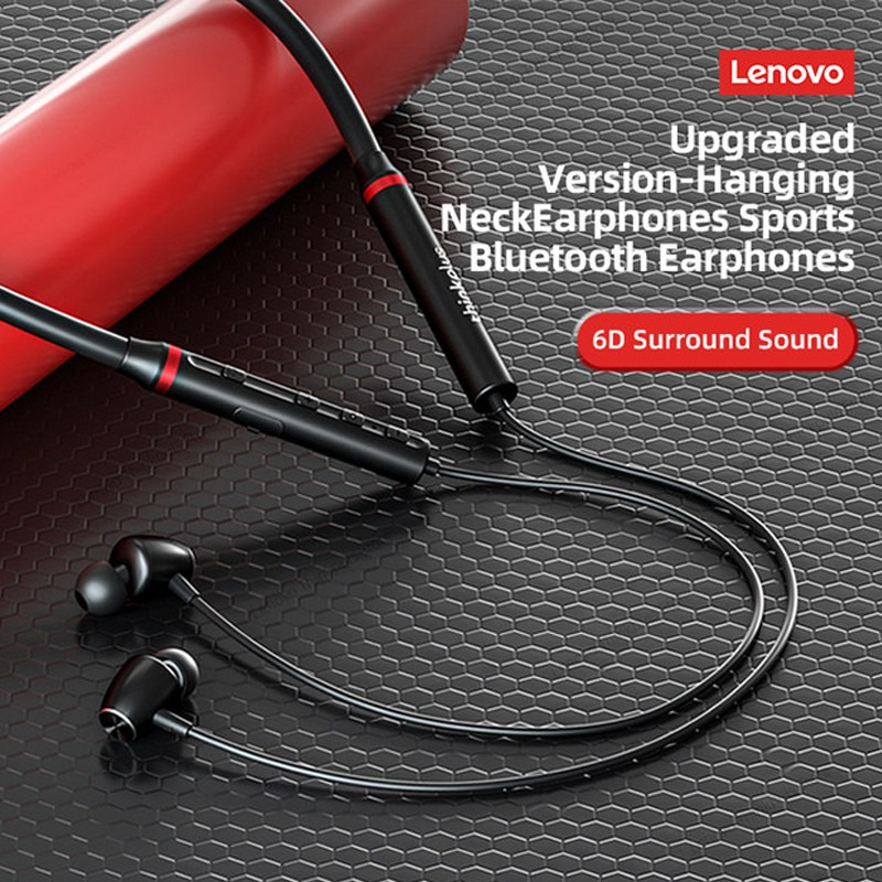 Tai Nghe Bluetooth Lenovo HE05X Ⅱ không dây  Chống nước HIFI Stereo Từ dây đeo cổ thể thao IPX5 Tuổi thọ pin dài có micrô | BigBuy360 - bigbuy360.vn