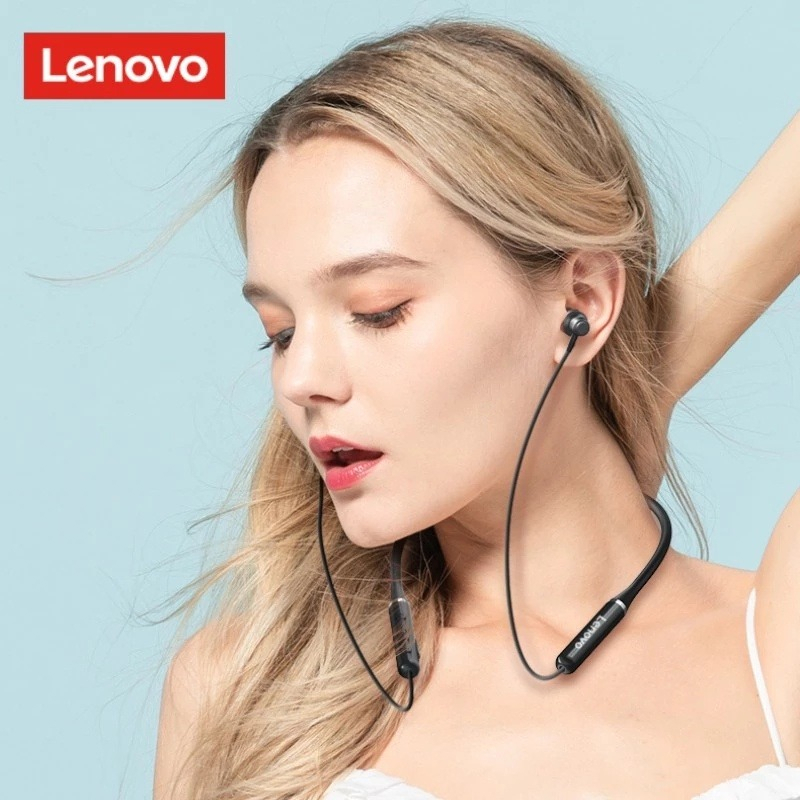 Tai Nghe Bluetooth Lenovo HE05X Ⅱ không dây  Chống nước HIFI Stereo Từ dây đeo cổ thể thao IPX5 Tuổi thọ pin dài có micrô | BigBuy360 - bigbuy360.vn