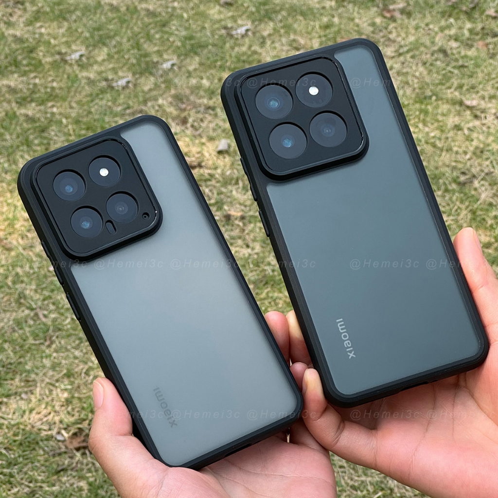 Ốp Điện Thoại acrylic Cứng Trong Suốt Mặt Nhám Không Màu Vàng Cho xiaomi mi 14 pro 14 pro