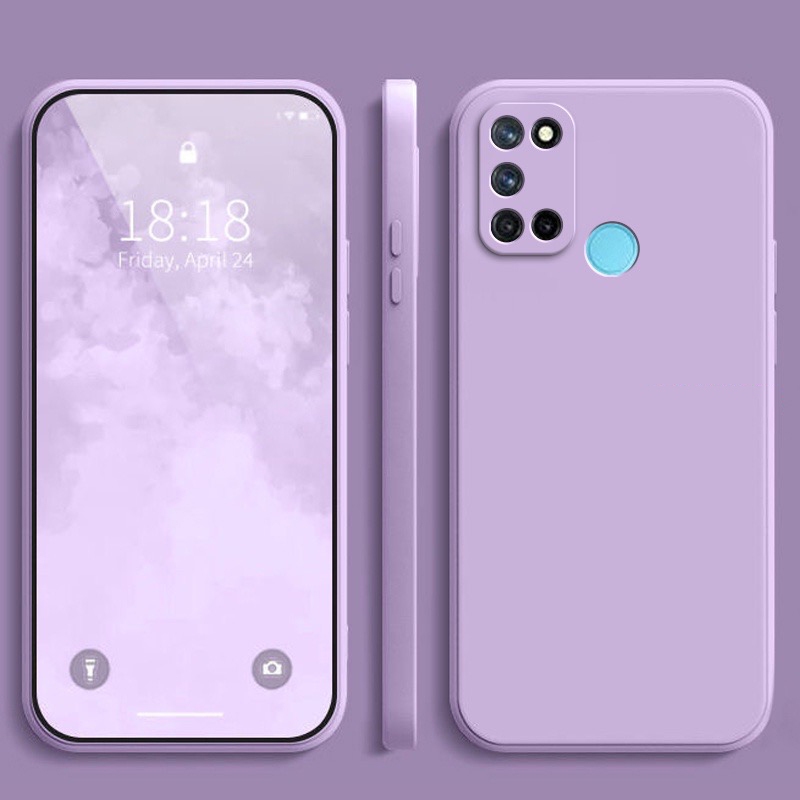 Ốp Điện Thoại Silicon tpu Mềm Siêu Mỏng Màu Kẹo Cho realme 7i realme c17 realme c17 7i realme c17 realme7i
