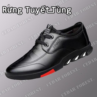 Shanmusenlin giày lười da thời trang dành cho namgiày nam thể thao thư giãn thời trang