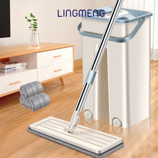 Lingmeng chổi lau nhà tự vắt thông minh spin x9ew01 48z231202