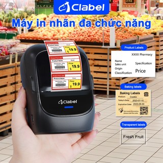 Máy in nhãn nhiệt kết nối Bluetooth Clabel 221B cho Android/ iOS