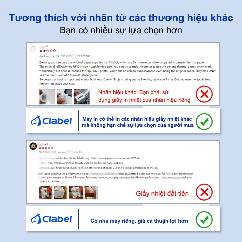 Máy in, Máy in nhãn nhiệt, Máy in nhãn, Máy in nhãn mini có kết nối Bluetooth cho Android/ iOS