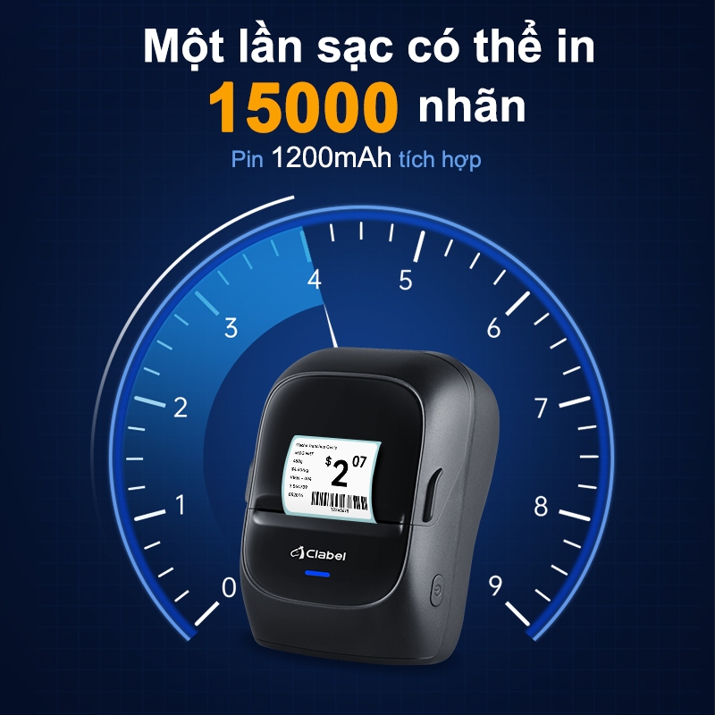 Máy in, Máy in nhãn nhiệt, Máy in nhãn, Máy in nhãn mini có kết nối Bluetooth cho Android/ iOS