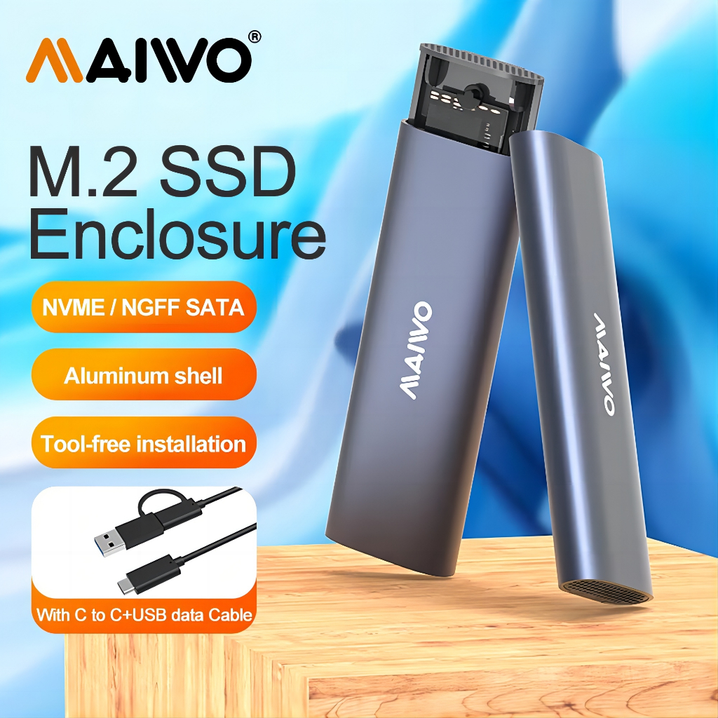 Vỏ SSD MAIWO M.2 Hỗ trợ SSD 4TB