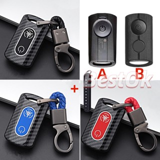Vỏ Bọc Chìa Khóa Điều Khiển Từ Xa Bằng Sợi carbon Cho Yamaha Xmax 300 2021 Nmax / 2022 / 2020 Aerox S Xmax Sniper  Ốp chìa khóa Smartkey Yamaha Exciter 155 VVA, NVX, Janus, Nozza Grande, Latte - Bao bọc chìa khóa Smartkey Yamaha