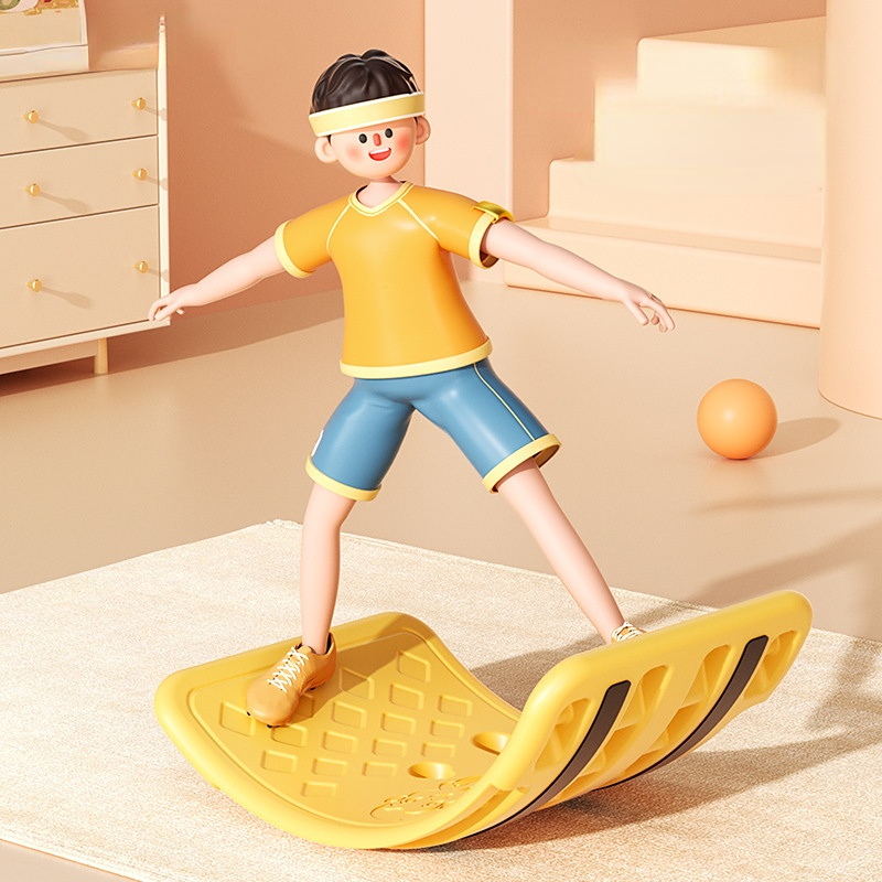 Ván thăng bằng, Ván bập bênh, Bảng cân bằng bập bênh nhựa cho trẻ mới biết đi Thanh thiếu niên đào tạo thăng Cxmin09