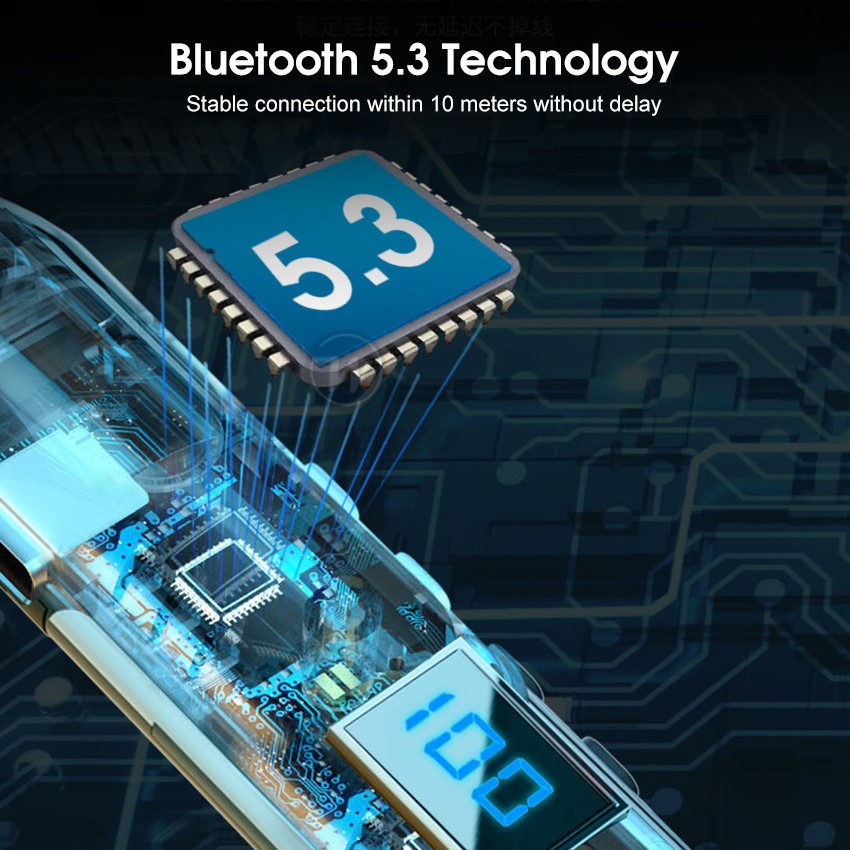 Tai Nghe Nhét Trong Không Dây tws bluetooth Chống Thấm Nước Phong Cách Thể Thao