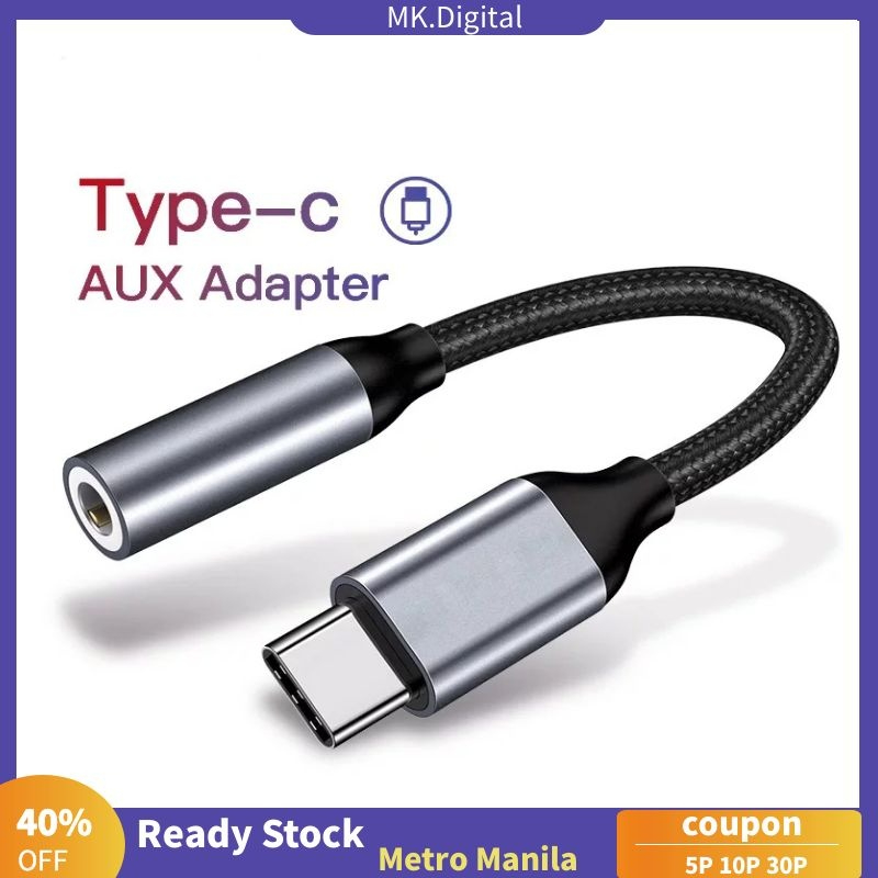Đầu Chuyển Đổi usb type c Sang 3.5mm dac Đầu Cắm Tai Nghe 3.5mm