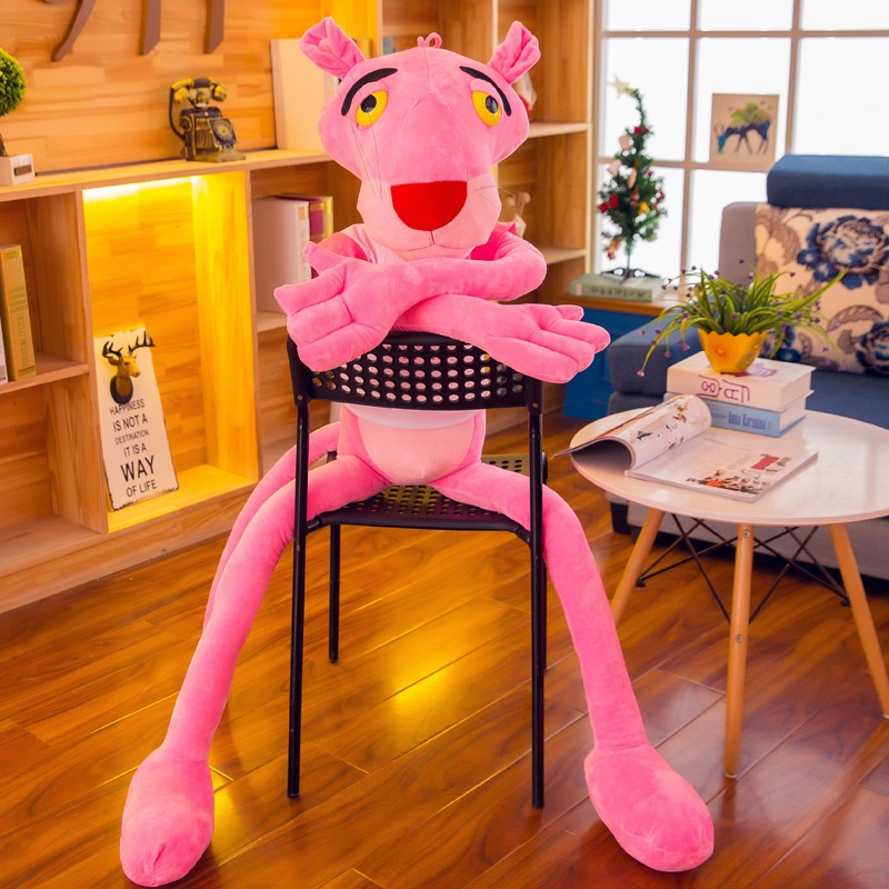 Dễ Thương Thú Nhồi Bông Hình Chú Báo Hồng Đáng Yêu Kích Thước 60-130cm