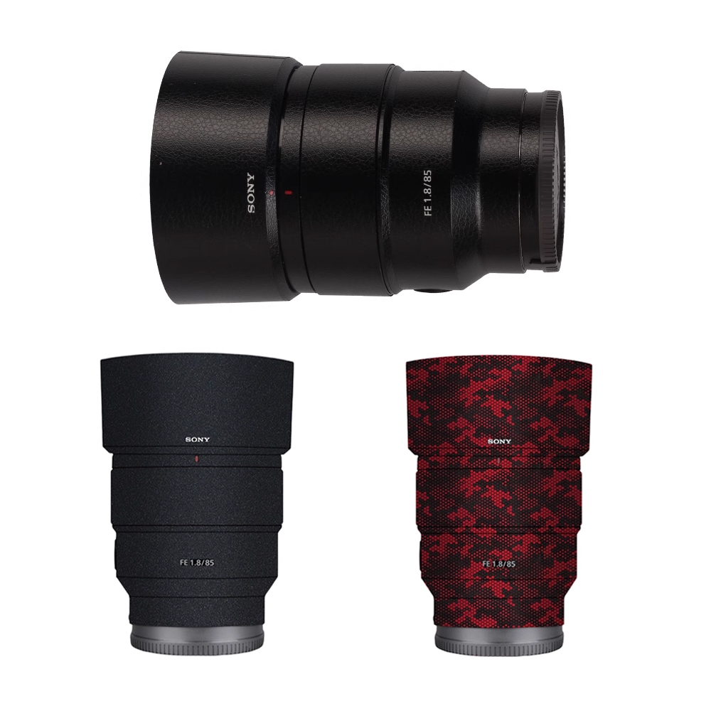 Miếng Dán Bảo Vệ Chống Trầy Xước Miếng Dán Da Cho SONY FE85mm F1.8 85F1.8 Ống Kính Máy Ảnh Tùy Chỉnh