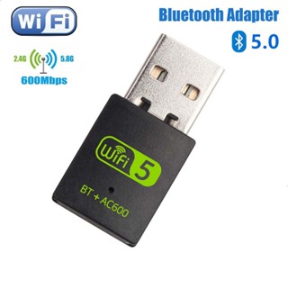 Usb wifi 5.0 Băng Tần Kép 600mbps 2.4 / 5ghz Cho pc laptop