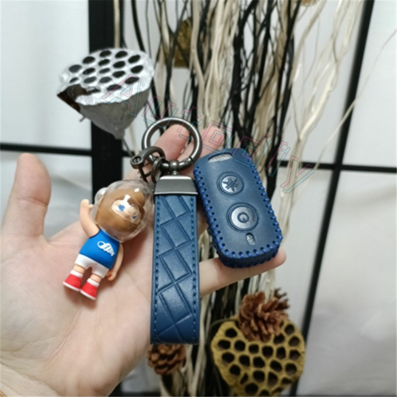 Vỏ Da Bảo Vệ Chìa Khóa Cho Xe Yamaha NVX NVX155 XMAX300 QBIX JAUNS AEROX 2018 2019