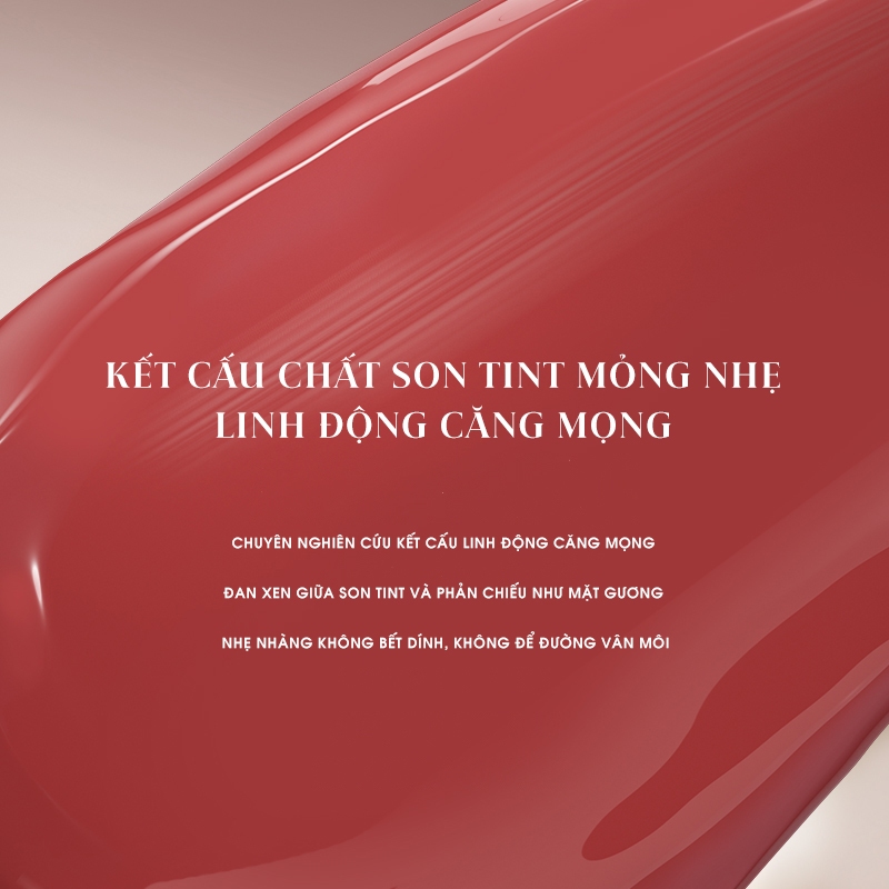 Son tint bóng MEIKING dâu tây bền màu lâu trôi dưỡng ẩm cho môi