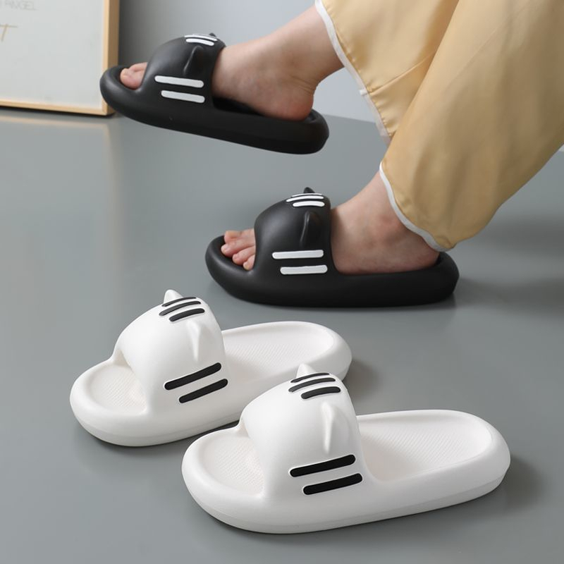 BẠCH LỘC ĐẠI NHÂN✨️️Dép Nhựa EVA Đế Dày Đính Tai Mèo Dễ Thương