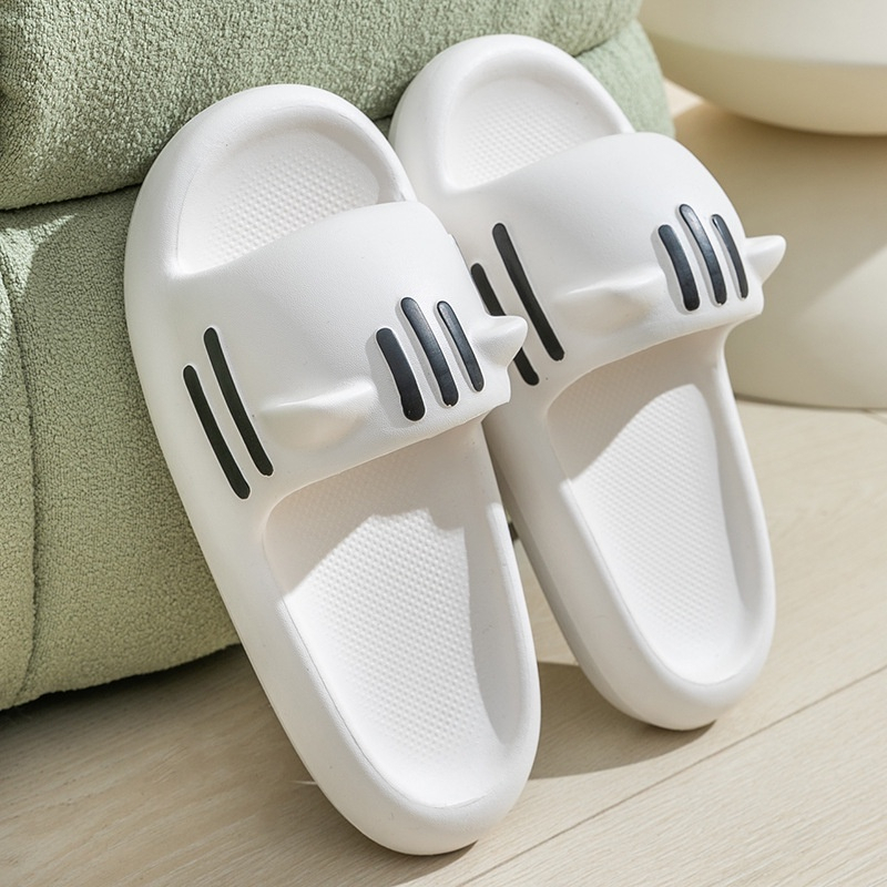 BẠCH LỘC ĐẠI NHÂN✨️️Dép Nhựa EVA Đế Dày Đính Tai Mèo Dễ Thương