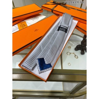 Cà Vạt hermes * Bạc Lụa Thời Trang Công Sở 7cm