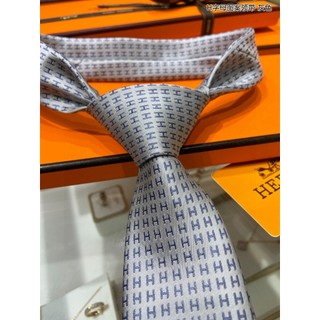 Cà Vạt hermes * Bạc Lụa Thời Trang Công Sở 7cm