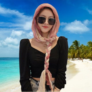 Thời Trang Khăn Choàng Cổ Chống Nắng / Gió Nhiều Hình Dạng Dễ Phối Đồ