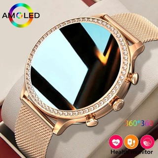 Đồng hồ thông minh đa chức năng LIGE Luxury dành cho nữ Cuộc gọi Bluetooth Điện thoại được kết nối Đồng hồ nữ Theo dõi sức khỏe Hơn 100 Đồng hồ thông minh thể thao dành cho Android và iOS