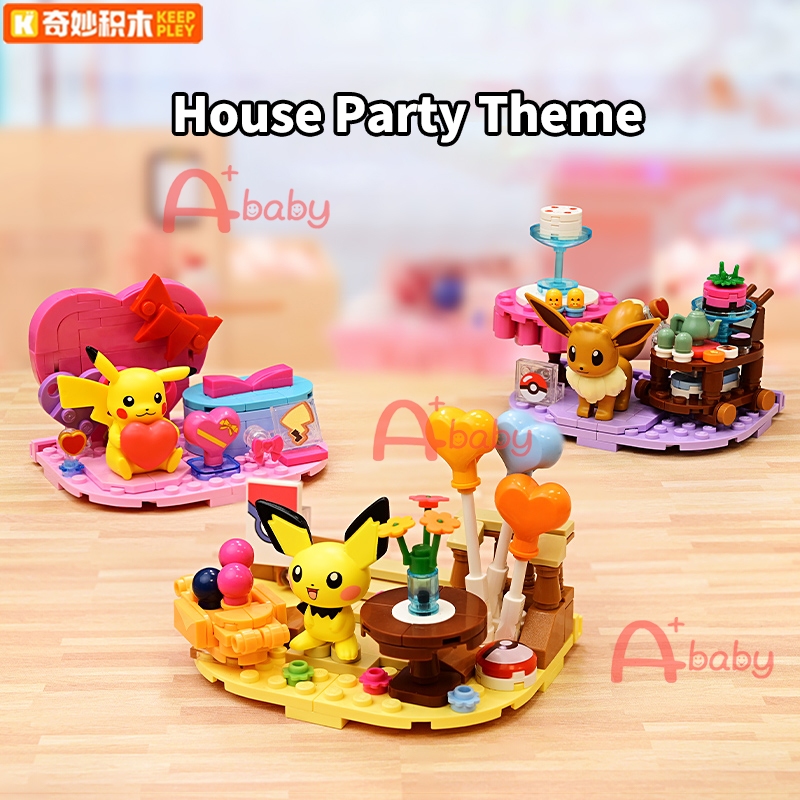 Keeppley Pokemon Khối Xây Dựng Cảnh Quan