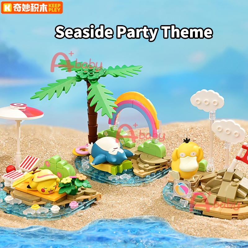 Keeppley Pokemon Khối Xây Dựng Cảnh Quan