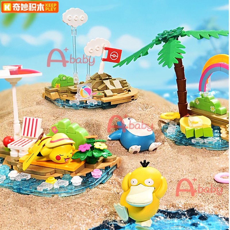 Keeppley Pokemon Khối Xây Dựng Cảnh Quan
