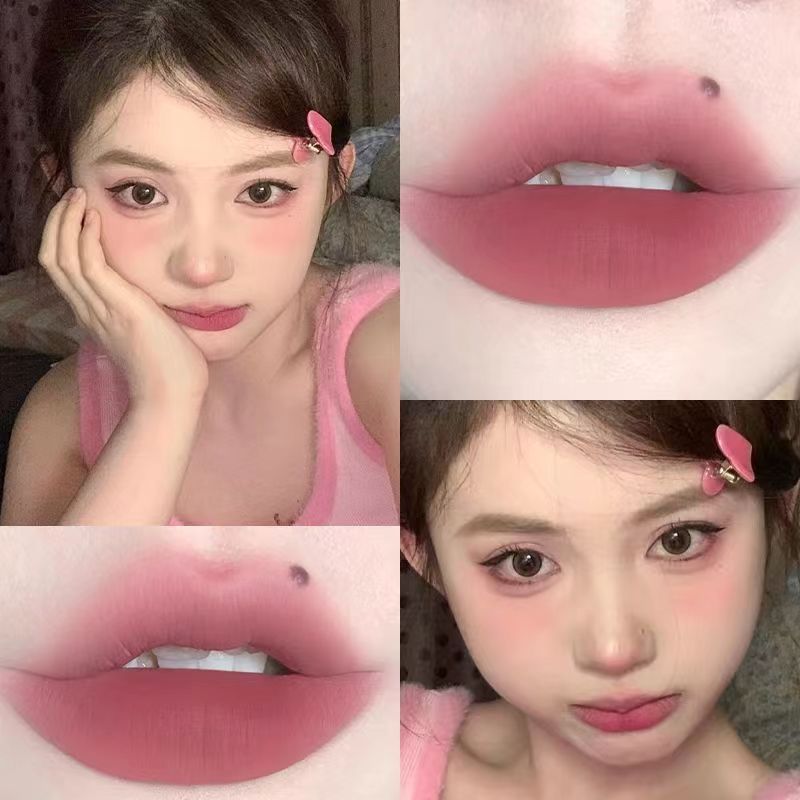 HLLR Son Bóng Màu Nhung Lì Dưỡng Ẩm Kháng Nước Lâu Trôi hazy