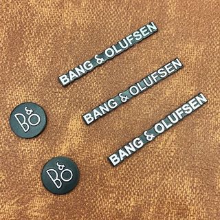 Huy hiệu thay thế logo bang & olufsen / b & o / bo bằng nhôm