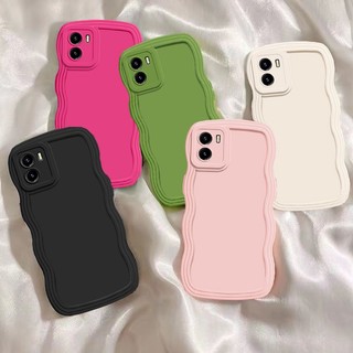 Ôp Điện Thoại tpu Dẻo Trong Suốt Màu Sắc Ngọt Ngào Kèm Dây Đeo Kiểu Gợn Sóng Cho vivo y01 y15s y15a v23 v23e v27 v27e Ốp