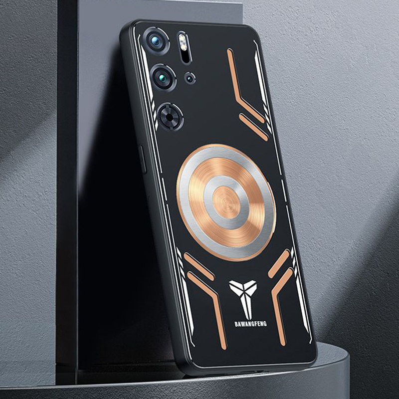 Ốp Điện Thoại Nhôm Đồng Tản Nhiệt Màu Đỏ Cho nubia red magic 9 pro plus 5g 9pro + pro + magic 9 pro +