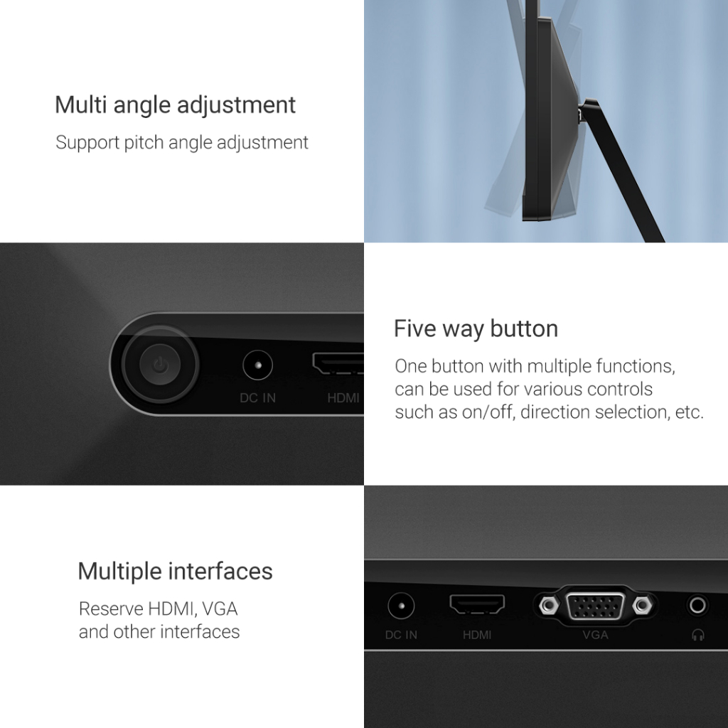 Màn Hình Máy Tính Xiaomi Youpin Redmi 27 Inches 2K RMMNT27NQ HD Độ Phân Giải Cao Đèn Xanh Dương Bảo Vệ Mắt Cho Văn Phòng