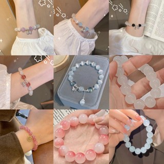 Vòng Tay Mặt Bướm Đính Đá Opal Nhân Tạo Thời Trang