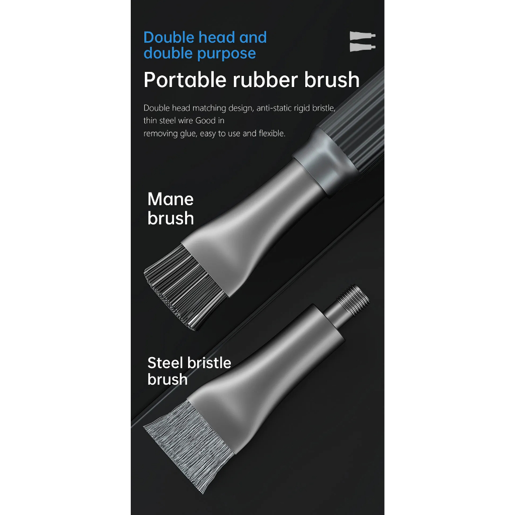 Bàn Chải Làm Sạch chip Loại Bỏ Bụi Bẩn Bằng Dây Thép mini Thay Thế Được